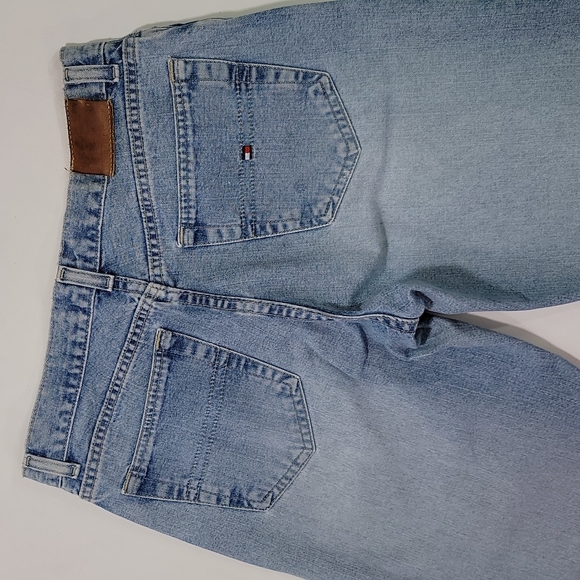TOMMY HILFIGER JEANS ♡ Vintage Denim Faded 'n Distressed Blue Jeans 6|31 Regular - Picture 3 of 17